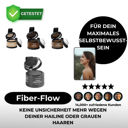 Fiber-Flow | Schluss mit grauen Haaren und häuprigen Hairlines