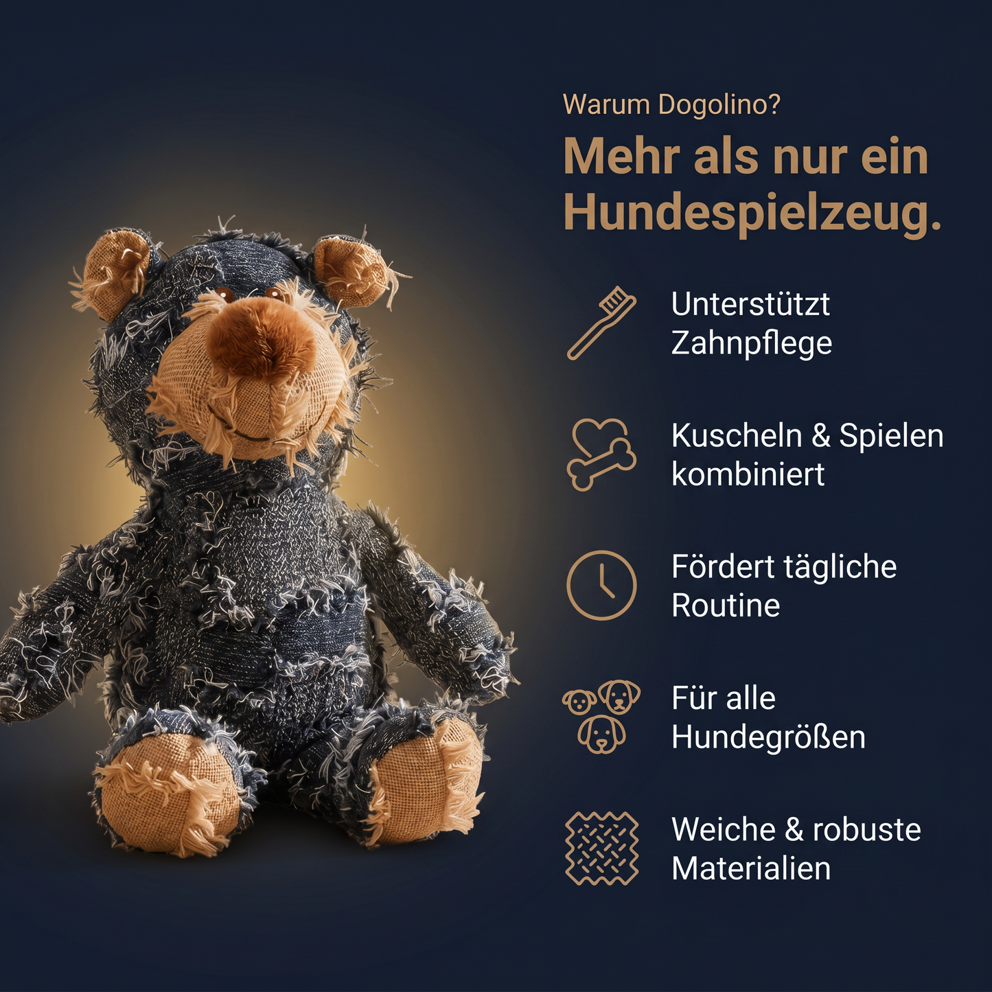 Dogolino | Teddy für gesunde Zähne